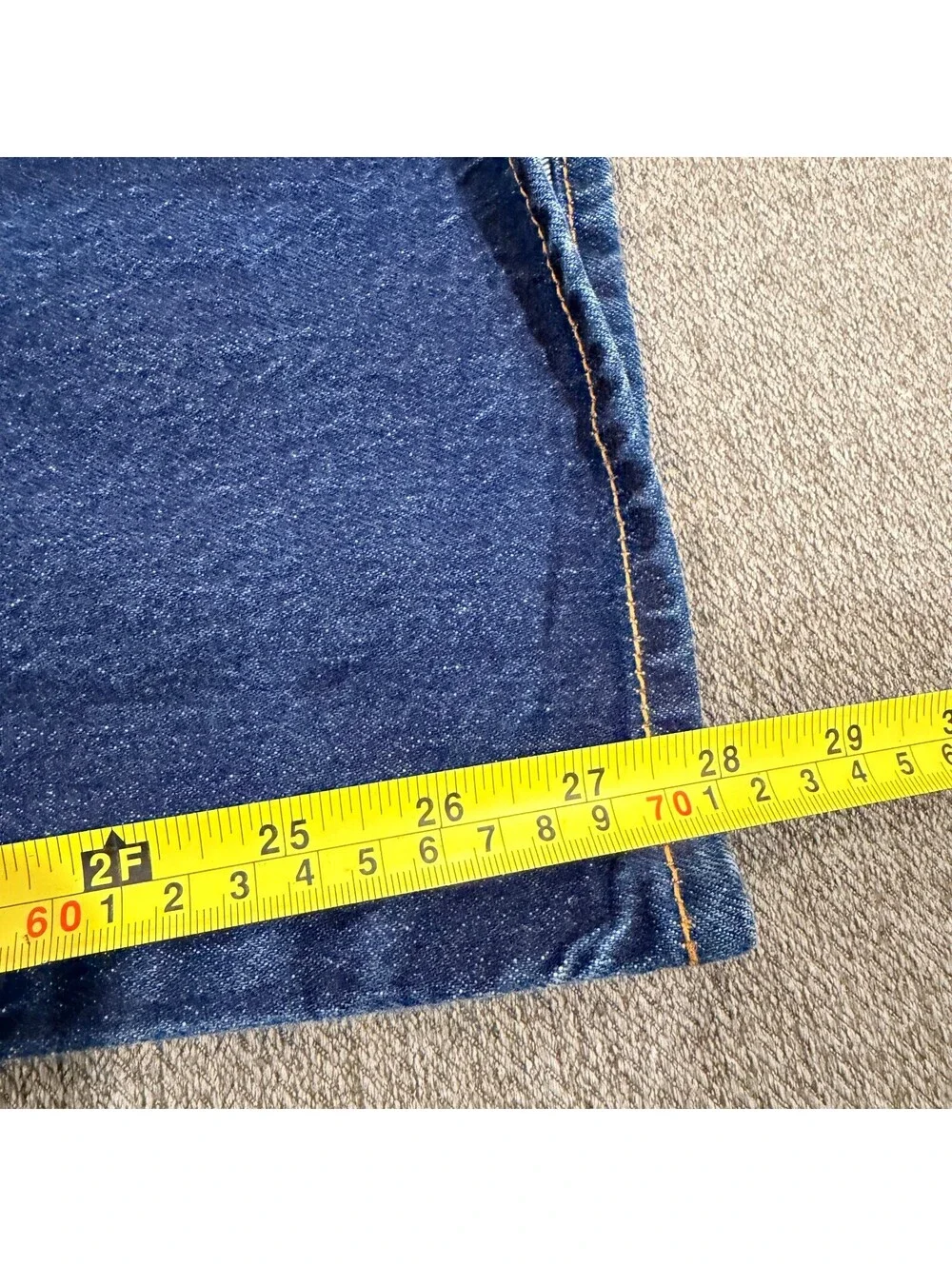Abercrombie Fitch A&F Vintage Stretch Baggy Jeans Mens 28x30 Dark Wash